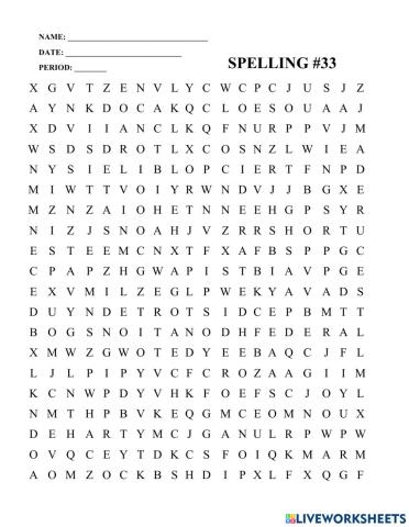 Word search -33