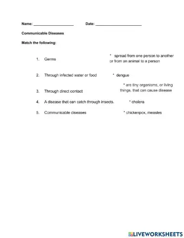 Communicable Disease