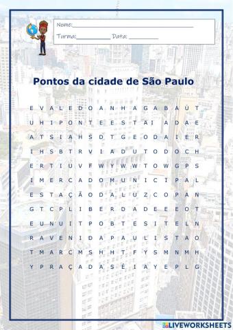 Pontos da cidade de São Paulo