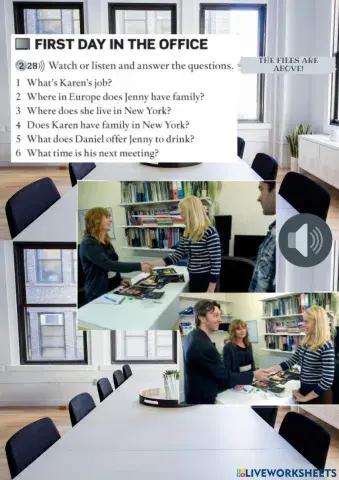 First day at the office