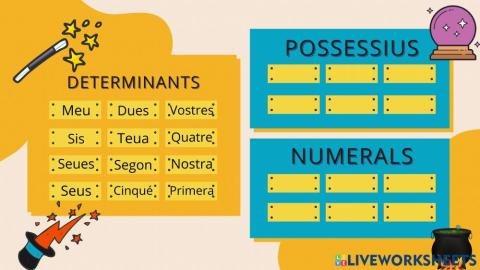 Determinants: Possessius i Numerals