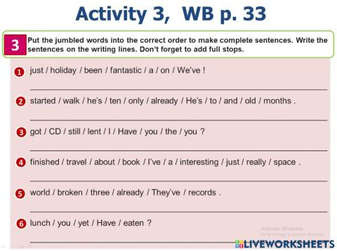 Theme 3 - Grammar