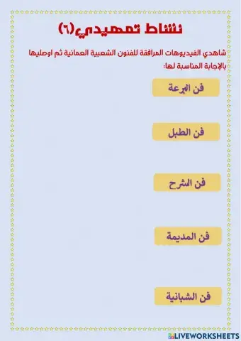 تمهيد للفنون الشعبية العمانية