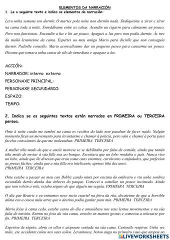 Elementos da narración