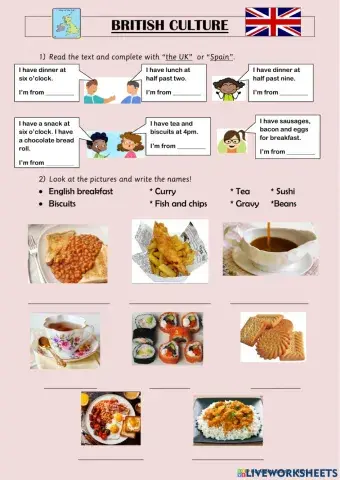 British Culture - FOOD 2