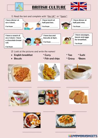 British Culture - FOOD 2