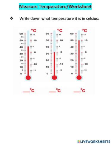 Measure Temperature