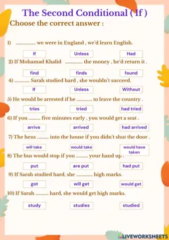 The Second Conditional If