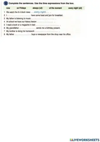 Present simple or present continious