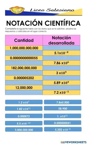 Notación Científica 