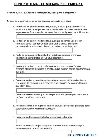 Control sociais tema 9