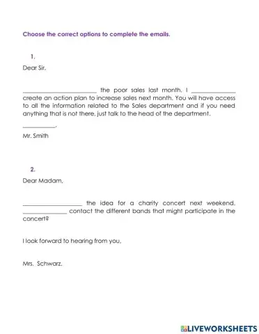 Formal  Email Expressions