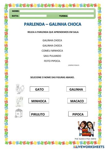 Parlenda - Galinha Choca