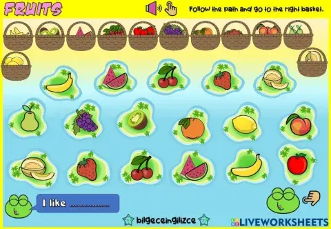 Fruits (Follow the path)