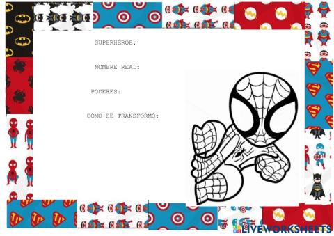 Ficha de superhéroe: Spiderman