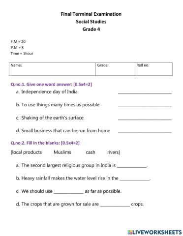 Final Assessment of Social