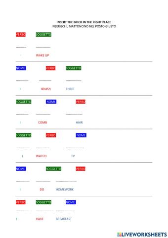 Routine - Present Simple