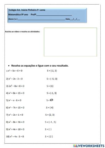 Equação do 2º grau