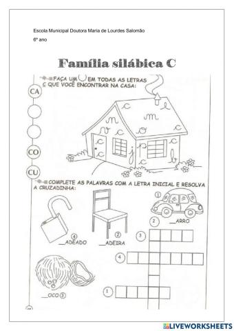 Família silábica C