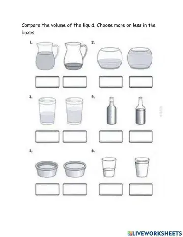 More or Less: Compare Volume