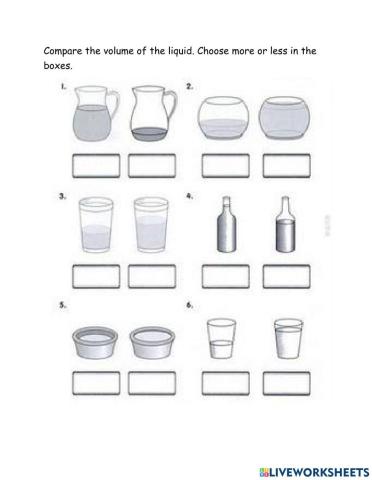 More or Less: Compare Volume
