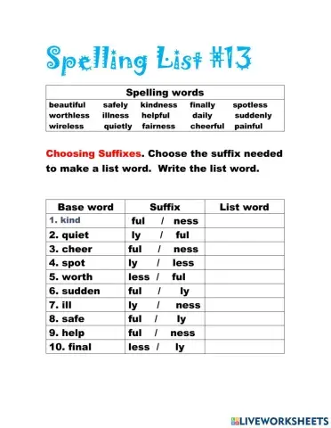 Spelling