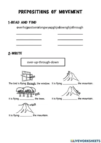 Prepositions of movement