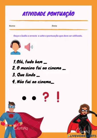 Sinais de pontuação