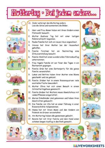 Muttertag-bei jedem anders