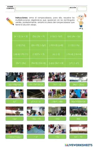 Multiplicación Algebraica