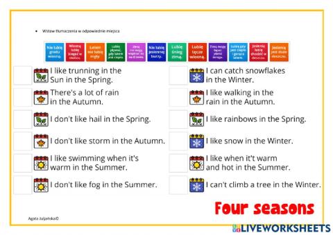 The weather translations