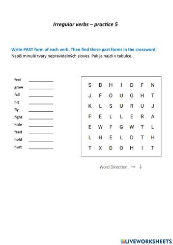 Irregular verbs 5