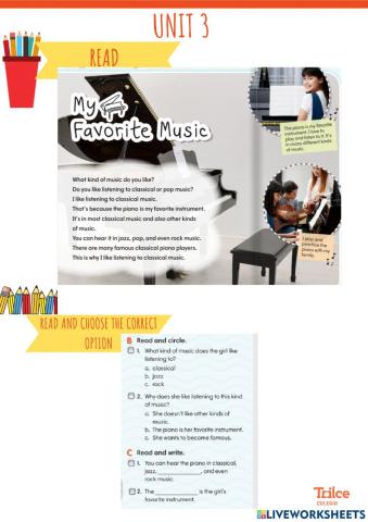 Reding what kind of music do you like?