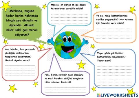 Dünya'nın Katmanları