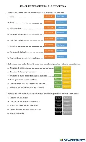 Introducción a la estadística