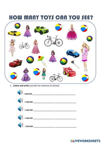 How many toys can you see?