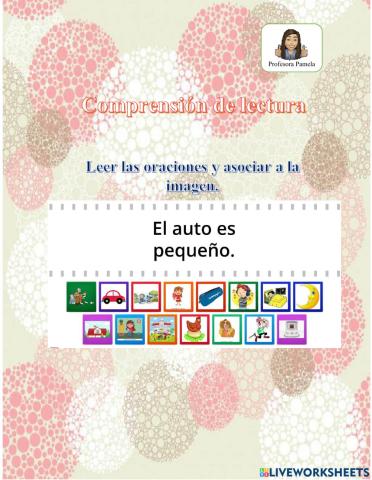 Lectura de oraciones