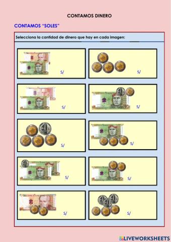 Contamos dinero