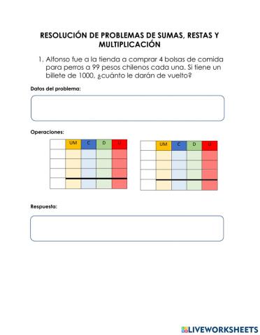 Resolución de problemas - Calculo