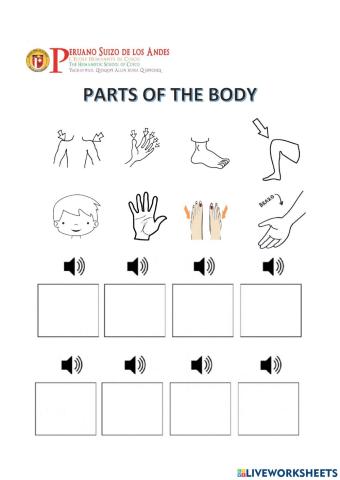 Parts of the body
