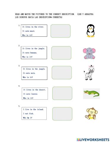 Information about wild animals