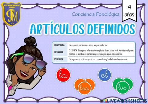 Artículos definidos