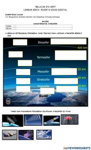 Karakteristik atmosfer