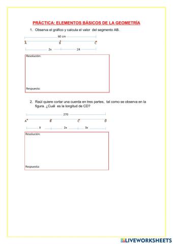 Elementos básicos de la geometría