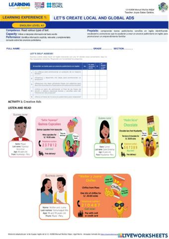 Let’s create local and global ads