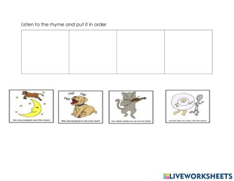 Sequencing using rhymes