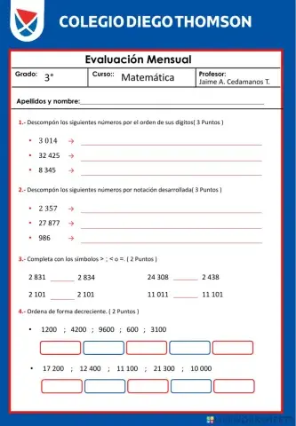 Examen abril 3ero Matemática