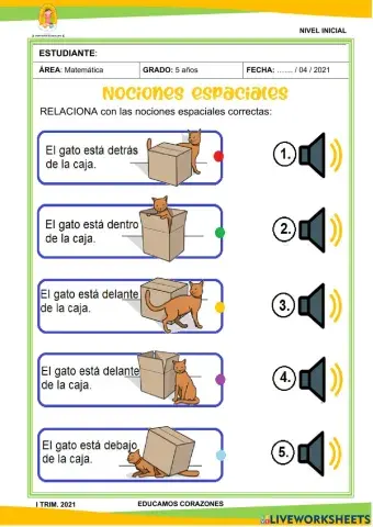 Nociones espaciales