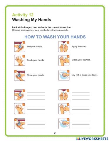 How to wash your hands