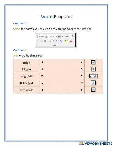 Word program